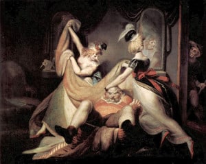 "Falstaff in the Washbasket" by Henry Fuseli,1792
