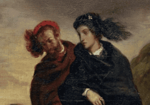 Hamlet and Horatio by Eugene Delacroix 