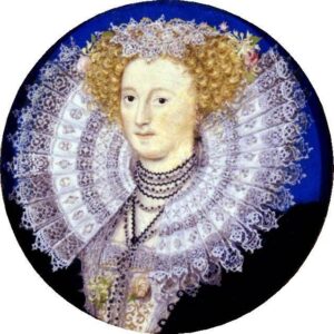 Mary Sidney, Countess of Pembroke(nee Sidney; 1561-1621,) c. 1590 by Nicholas Hilliard