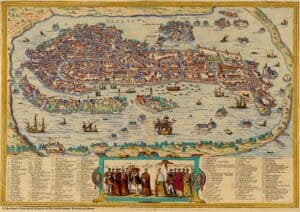 Venice map 1572